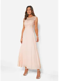 Abito da sera lungo con pizzo, bonprix