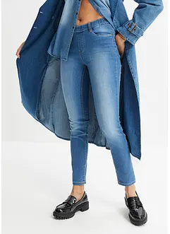 Jeggings skinny con cinta comoda, vita media, bonprix