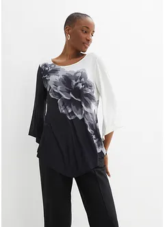 Maglia lunga con stampa, bonprix