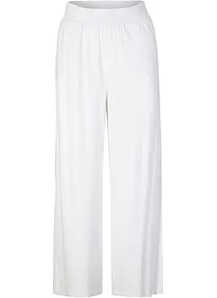 Pantaloni cropped in jersey di misto viscosa fluente, bonprix