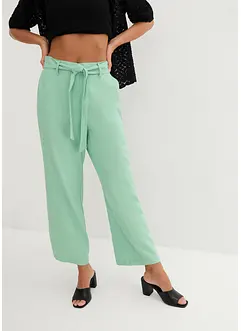 Pantaloni culotte in misto lino leggero, bonprix