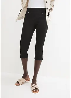 Pantaloni capri elasticizzati con elastico in vita, bonprix