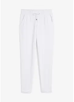 Pantaloni con elastico in vita in misto viscosa, bonprix