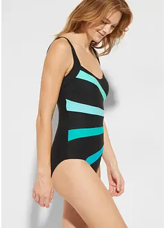 Costume intero con inserti e effetto modellante forte, bonprix