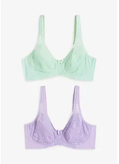 Reggiseno minimizer con spalline imbottite (pacco da 2), bonprix