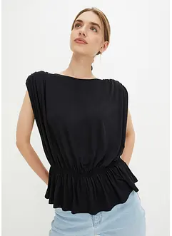 Maglia smanicata con spalle imbottite, bonprix