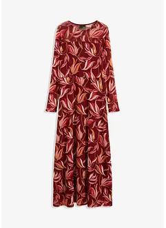 Abito svasato in mesh, bonprix