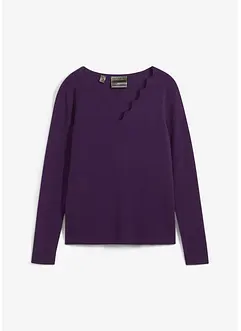 Maglia in filato fine di misto viscosa morbido, bonprix