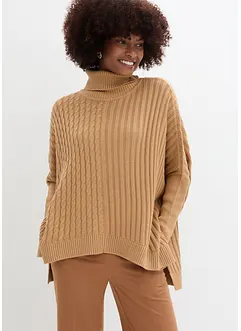 Maglione oversize stile poncho, bonprix