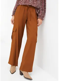 Pantaloni cargo fluenti, bonprix