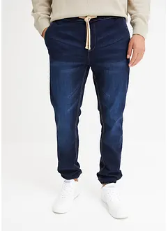 Jeans elasticizzati con elastico in vita regular fit, tapered, bonprix