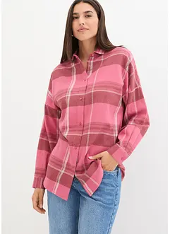 Camicia in flanella a quadri, bonprix