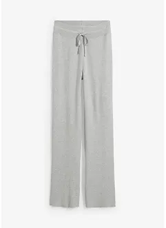 Pantaloni in maglia con cinta elastica e laccetto da annodare, bonprix