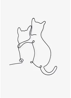 Figura decorativa con gatti, bonprix