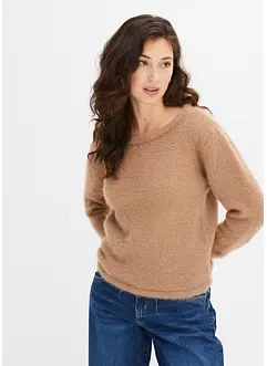 Maglione in maglia pelosa, bonprix