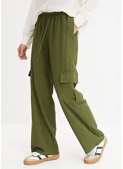 Pantaloni cargo fluenti, bonprix