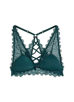 Reggiseno bustier con ferretto e poliammide riciclata, bonprix