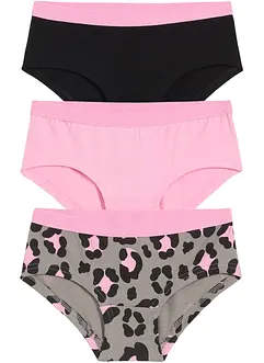 Culotte con morbido cotone biologico (pacco da 3), bonprix