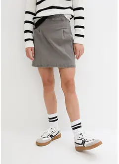 Gonna di jeans a pieghe, bonprix