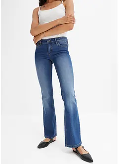 Jeans flared a vita bassa, bonprix