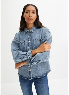 Giacca-camicia in jeans, oversize, bonprix