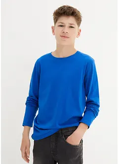 Maglia a maniche lunghe con cotone biologico (pacco da 3), bonprix