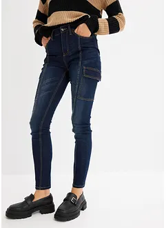 Jeans skinny cargo, bonprix