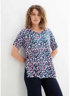 Maglia di jersey in misto lino e viscosa, bonprix