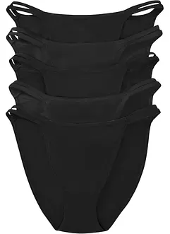 Tanga mini slip (pacco da 5), bonprix