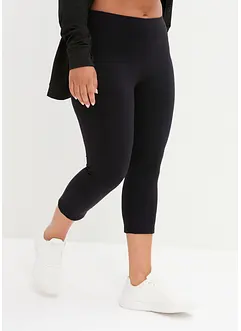 Leggings capri sportivi ultrasoft con tasche laterali, bonprix