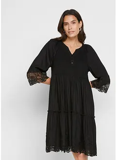 Abito chemisier con pizzo, bonprix