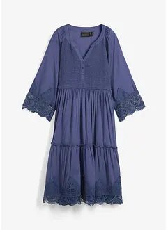 Abito chemisier con pizzo, bonprix