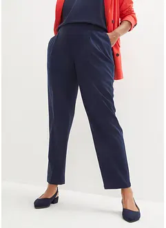 Pantaloni con elastico in vita e piega stirata, bonprix