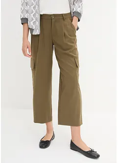 Pantaloni cargo ampi e cropped, bonprix