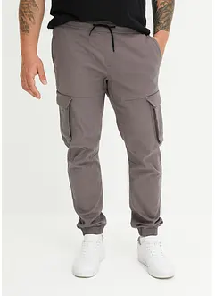 Pantaloni cargo con elastico in vita regular fit, straight, bonprix