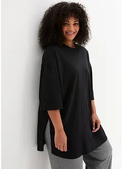 Maglia lunga oversize in puro cotone biologico, bonprix
