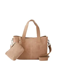 Borsa a mano in pelle, bonprix