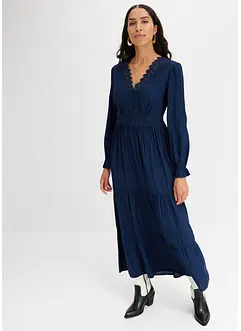 Abito lungo con pizzo, bonprix