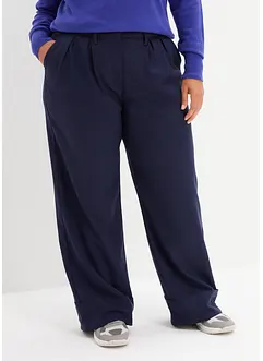 Pantaloni larghi, a vita alta, bonprix