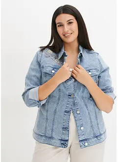 Giacca di jeans con applicazioni, bonprix