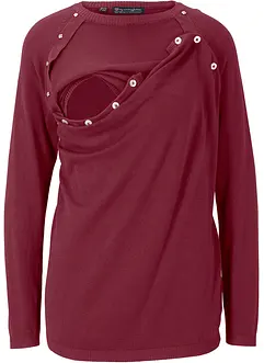 Maglione prémaman / da allattamento 2 in 1 in filato fine, bonprix