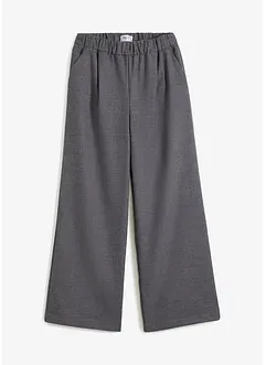 Pantaloni larghi in simil lana, bonprix