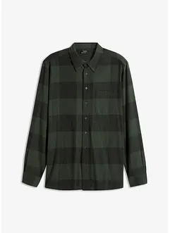 Camicia in flanella a maniche lunghe, bonprix