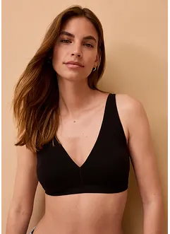 Bralette senza ferretto con cotone biologico, bonprix