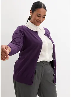 Cardigan in filato fine, bonprix