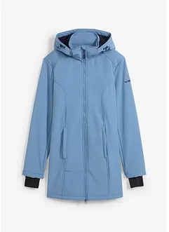 Softshell tecnico lungo con pile teddy, bonprix