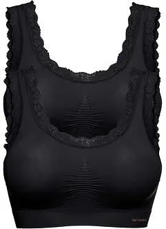 Reggiseno bustier senza cuciture Feel Comfort (pacco da 2), bonprix