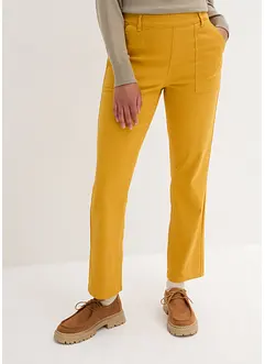 Pantaloni in twill con cinta comoda, bonprix