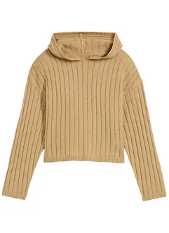 Maglione con cappuccio, bonprix