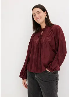 Blusa con maniche voluminose, bonprix